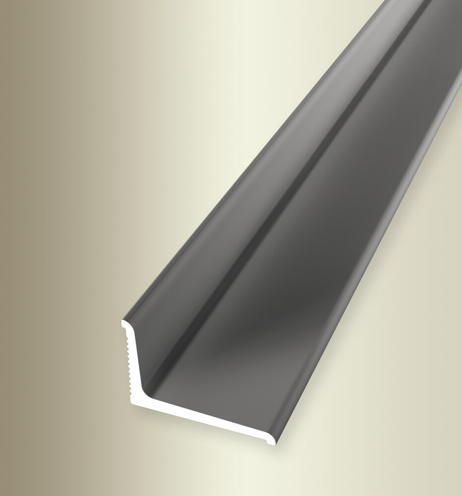 Küberit Alu Abschlussprofil Typ 369 N/SK, 270 cm, edelstahloptik (F2) Küberit Alu Abschlussprofil Typ 369 N/SK, 270 cm, edelstahloptik (F2)
