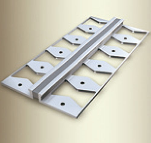 Küberit Alu Dehnungsprofil Typ 301 S, silber, 3 mm, schwarz, 250 cm Küberit Alu Dehnungsprofil Typ 301 S, silber, 3 mm, schwarz, 250 cm