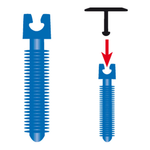 Küberit Lamellendübel für T-Profile VE á 14 Dübel Ø 6 mm Küberit Lamellendübel für T-Profile VE á 14 Dübel Ø 6 mm