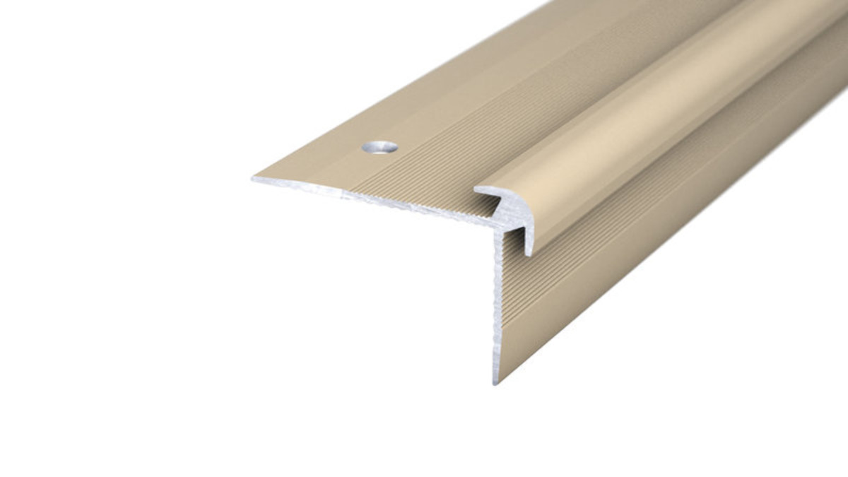 PRINZ Treppenkantenprofil mit Einschub Nr. 289, 41 x 27 mm, 500 cm, sahara