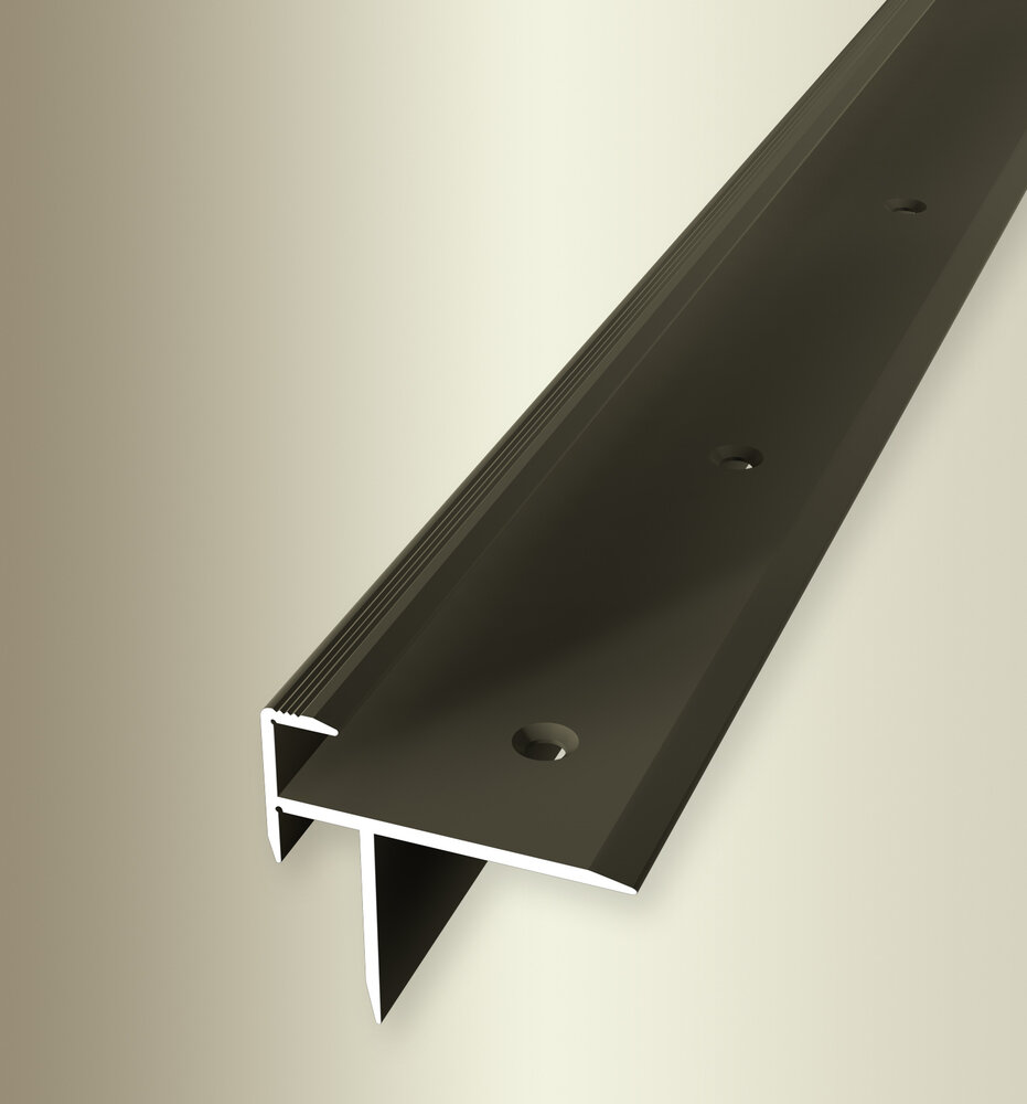 Küberit Alu Treppenkantenprofil Typ 209, 8,7 mm, 270 cm, bronze (F6) Küberit Alu Treppenkantenprofil Typ 209, 8,7 mm, 270 cm, bronze (F6)
