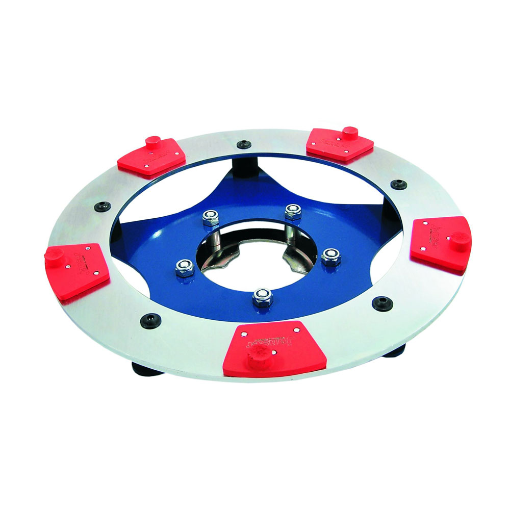 Columbus DIA-DISC Teller komplett mit 4 PKD-Knopfsegmenten Columbus DIA-DISC Teller komplett mit 4 PKD-Knopfsegmenten