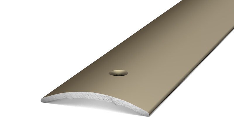 PRINZ Alu Übergangsprofil Nr. 130, 30 x 1,6 mm, 100 cm, edelstahloptik matt