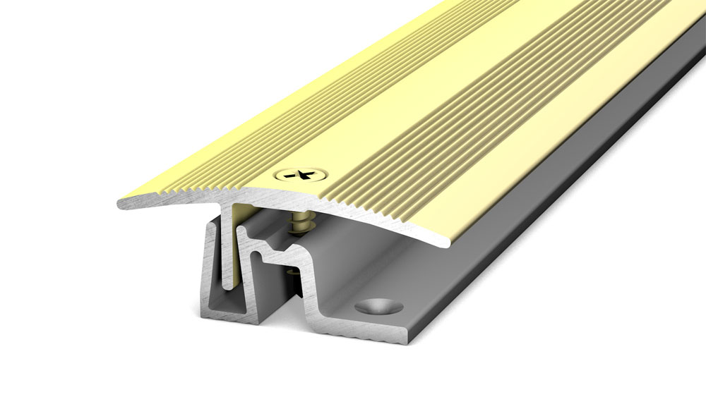 PRINZ PS400 Alu Übergangsprofil 38 mm, 7 - 17,5 mm, 270 cm, sahara