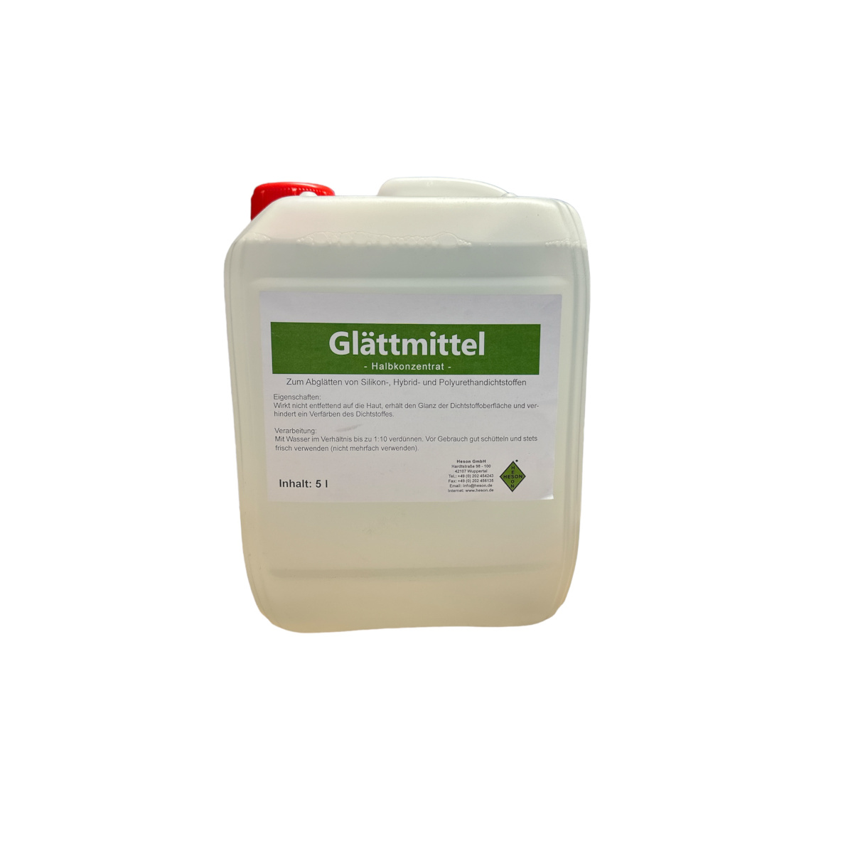 Heson Glättmittel Halbkonzentrat 5 Liter Heson Glättmittel Halbkonzentrat 5 Liter