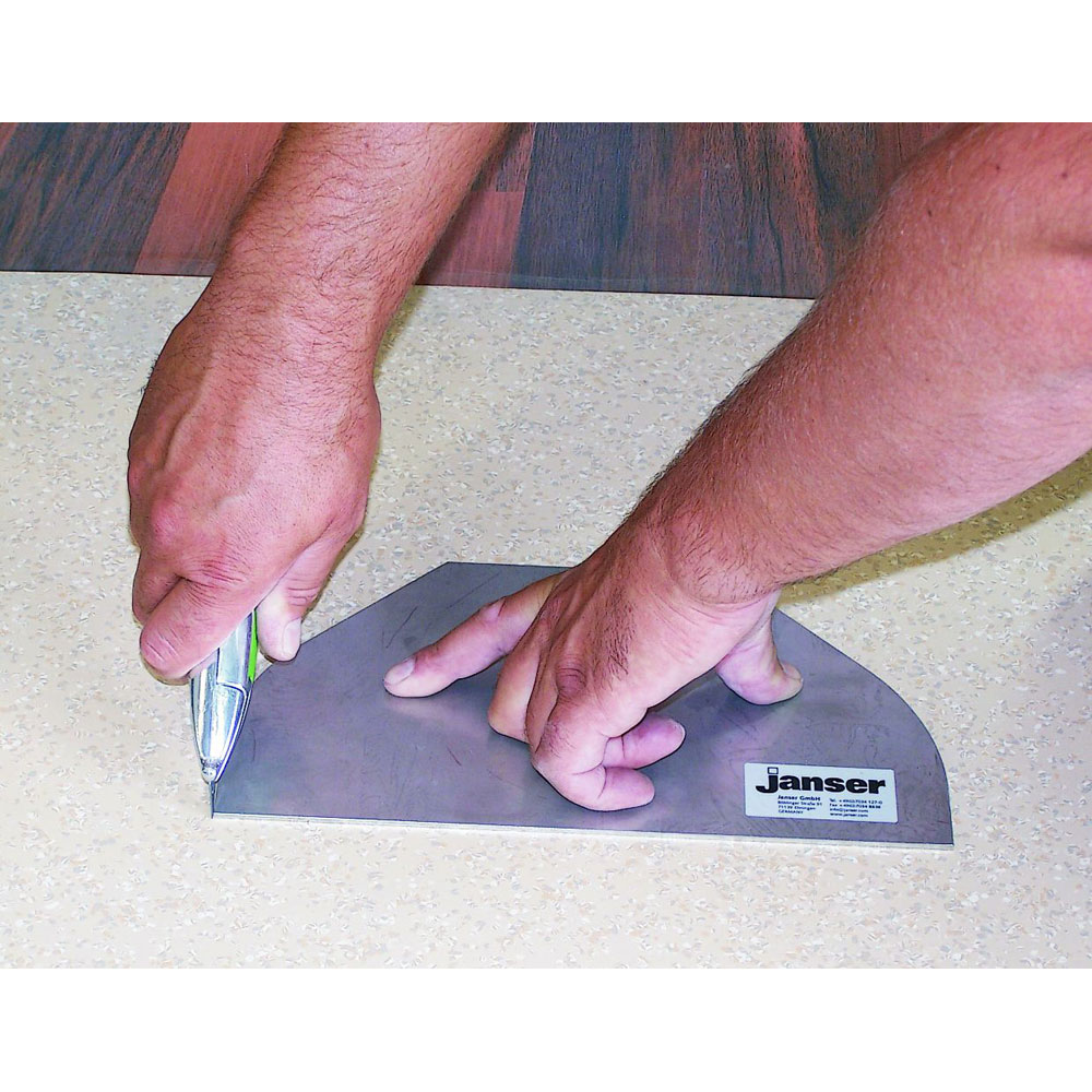 Schablone für Wandprofil 50 mm Radius Schablone für Wandprofil 50 mm Radius