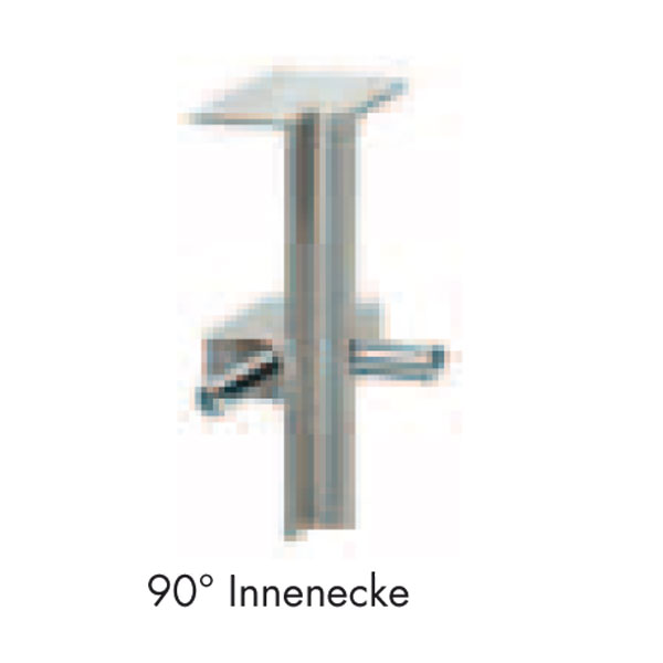 Küberit Alu Innenecke 90° für Sockelleiste Typ 935, edelstahloptik f.g. (F2G) Küberit Alu Innenecke 90° für Sockelleiste Typ 935, edelstahloptik f.g. (F2G)