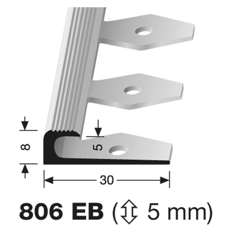 Küberit biegbares Einfassprofil Typ 806EB