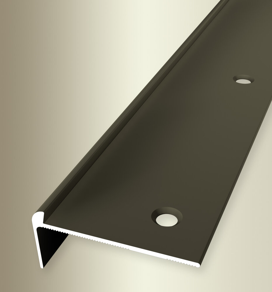 Küberit Alu Treppenkantenprofil Typ 861, 250 cm, bronze (F6) Küberit Alu Treppenkantenprofil Typ 861, 250 cm, bronze (F6)