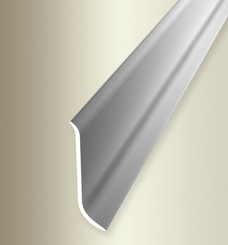 Küberit Alu Sockelleiste Typ 912 U, 250 cm, silber (F4) Küberit Alu Sockelleiste Typ 912 U, 250 cm, silber (F4)