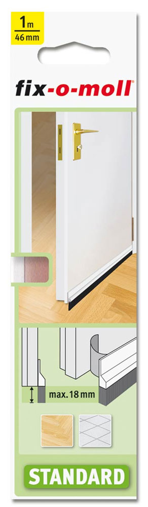 fix-o-moll Türbürste Standard transparent 100 cm fix-o-moll Türbürste Standard transparent 100 cm