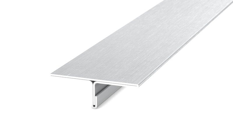 PRINZ T-Cover-Profil Nr. 741, 25 mm, 250 cm, Edelstahl gebürstet PRINZ T-Cover-Profil Nr. 741, 25 mm, 250 cm, Edelstahl gebürstet